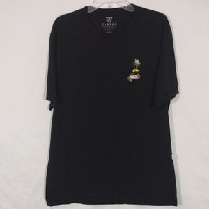 EUC Vissla Hula And Skull Graphic Tee 100% Organic Cotton Mens Size XL